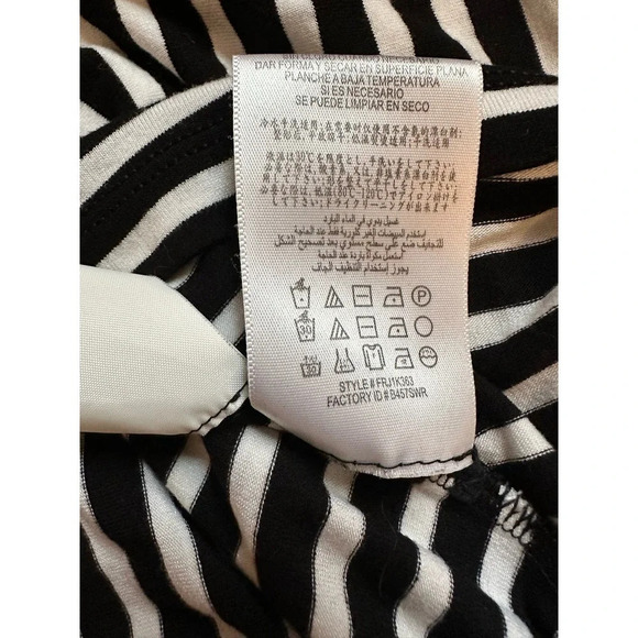 BCBG MAXAZRIA striped peplum top - Picture 7 of 7